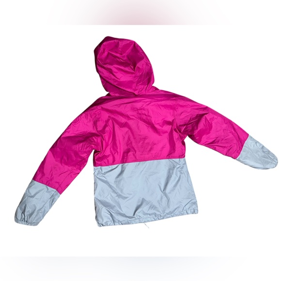Columbia FuchsiaGrey Colorblock Center Ridge Fleece Lined Jacket - Picture 3 of 8